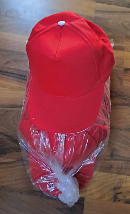 Restposten (30 Stück ) Caps, rot (Neu (gemäss Beschreibung)) in ...