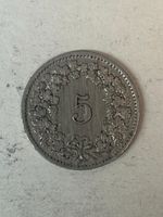 5 Rp. 1946 vz – schöne Patina – früher Jahrgang
