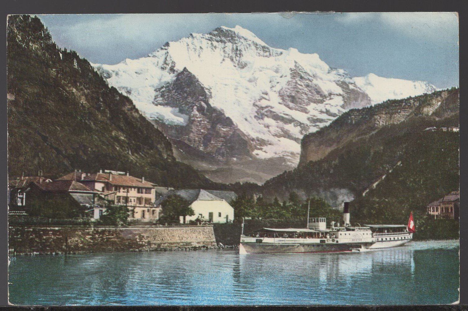 Cartes postales: Interlaken Schiffstation – D'occasion à Aarau par kufi44