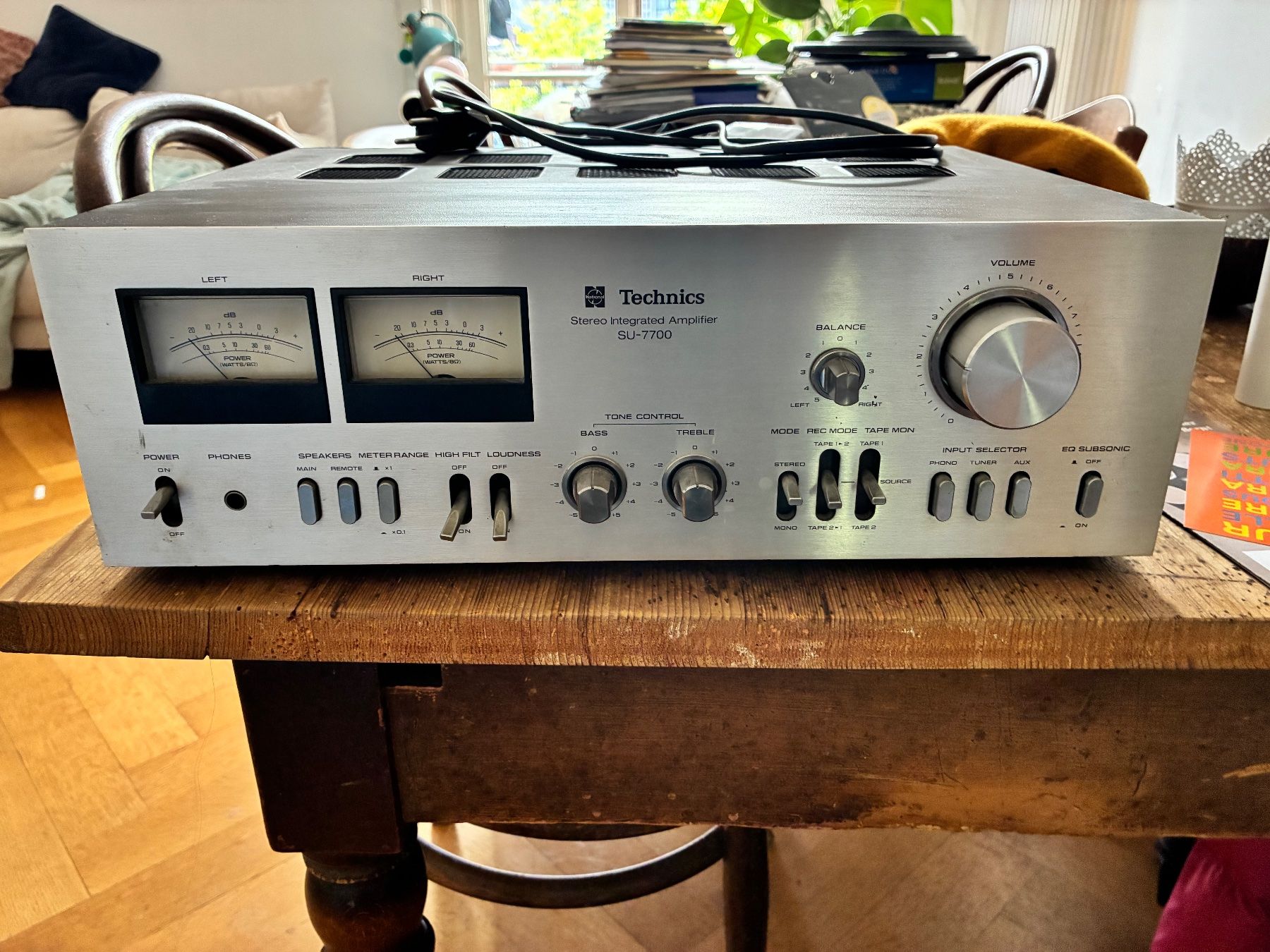 Verstärker: Technics SU-7700 Stereo Integrated Amplifier silber guter... – Gebraucht aus Bern von malewitsch01