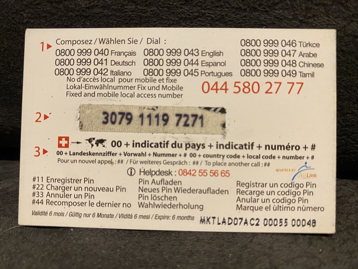 Schede telefoniche: Carte – Usato da Lausanne venduto da babacard10 1
