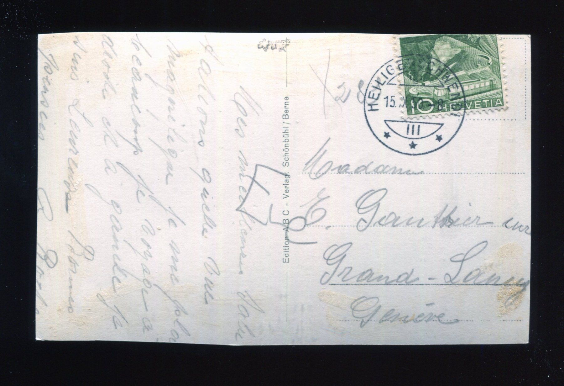 Cartoline postali: Heiligenschwendi, Haltenegg – Usato da Aarau venduto da Elmaar41 1