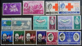Dominica British Kat. 177-190 gest. 1963/66