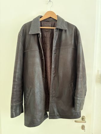 Herren Lederjacke Celio dunkelbraun Grösse L