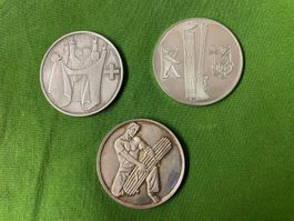 3 antike Silbertaler