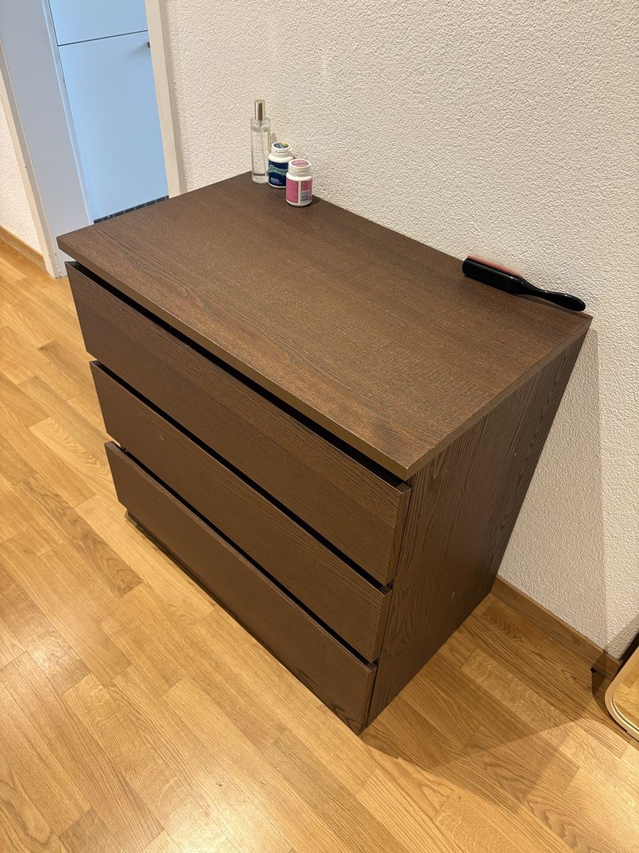 IKEA MALM Kommode – dunkelbraun (nicht mehr erhältlich!) (Gebraucht) in Stein AG für CHF 120 – nur Abholung auf Ricardo kaufen