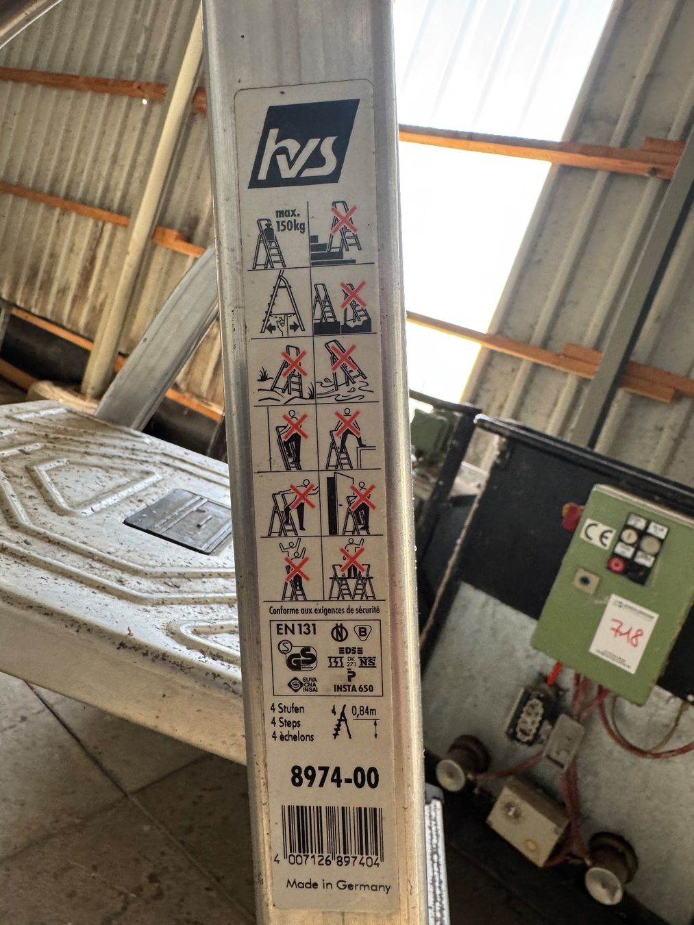 Scale: 739 Klappleiter aus Liquidation – Usato da Derendingen venduto da Meisterstuecke 2