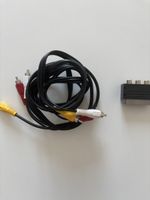 Adaptateur AV RCA avec câble audio vidéo composite noir