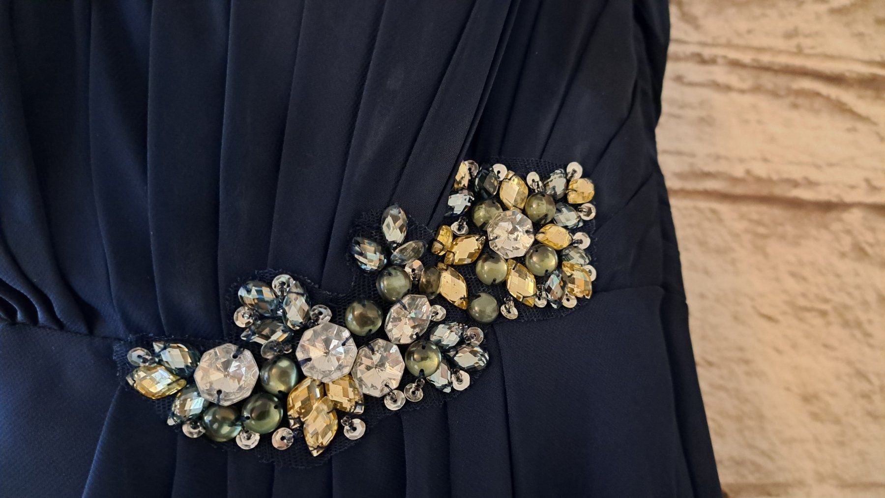 Vestiti: Abendkleid / Festkleid dunkelblau | Gr.38 – Usato da Steinhausen venduto da Ovi27 1