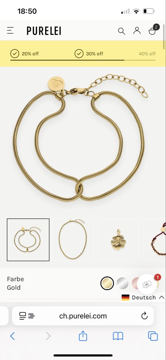 Purelei Bracciali & Braccialetti: Elegantes Purelei Armband – Nuovo e nell'imballaggio originale da Kloten venduto da raf_6nbr 1