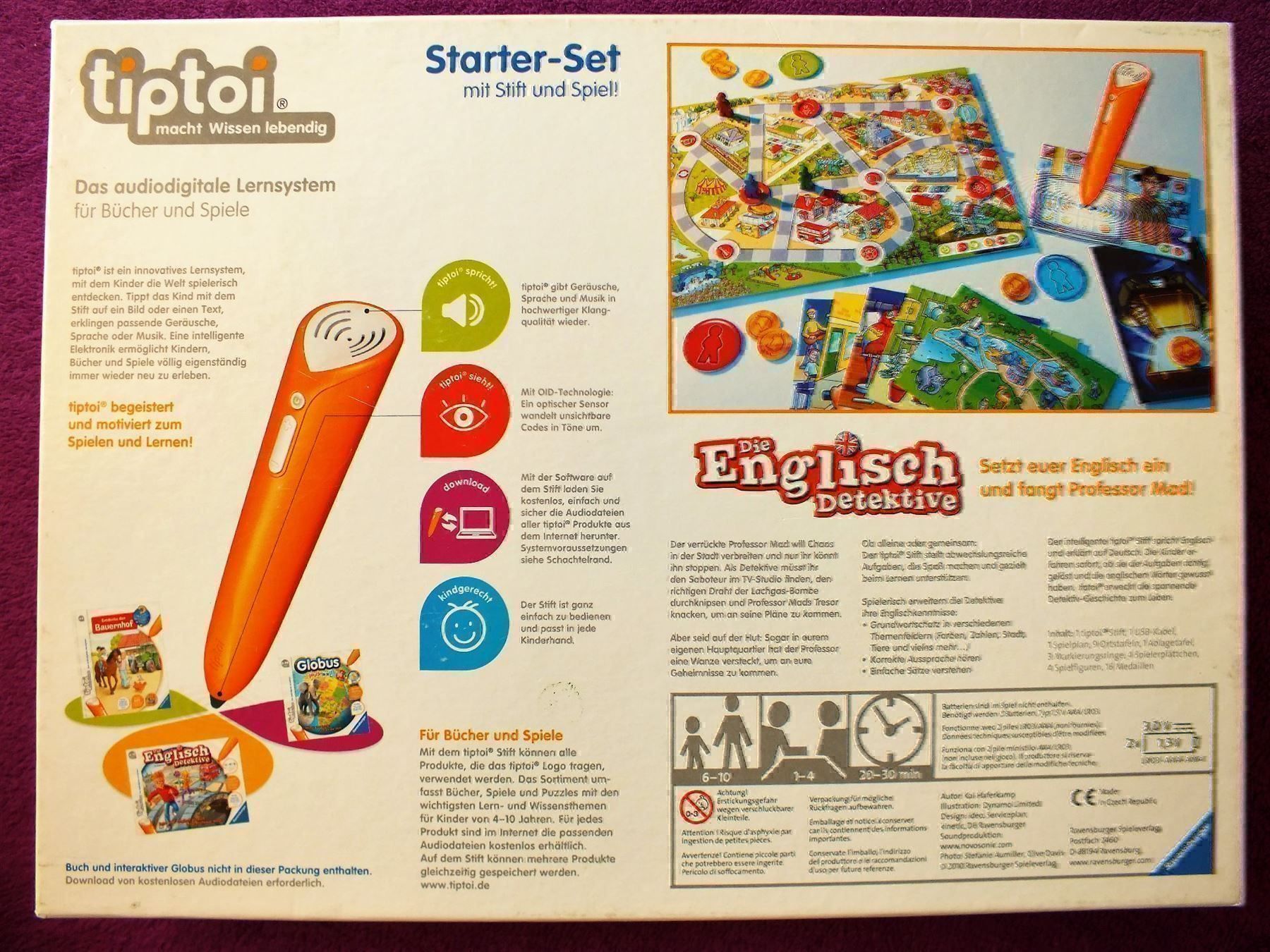 Ravensburger Giochi: tiptoi Stift / Starterset " Englisch Detektive " – Usato da Müllheim Dorf venduto da Seeeule01 7