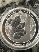 2013 Australian Koala 1/2 oz 999 Silver Münze