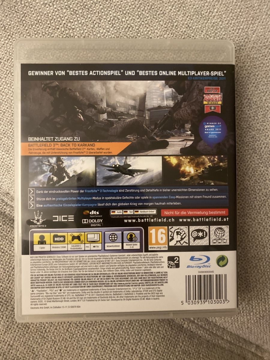 Jeux: Battle Field 3, Limited Edition – D'occasion à St. Gallen par sabrina_19 2