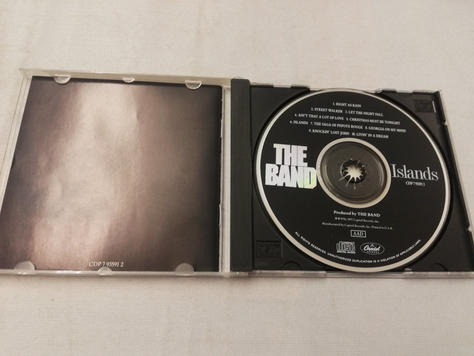 CD: THE BAND - ISLANDS – Usato da Bern venduto da Vinylsound.ch 2