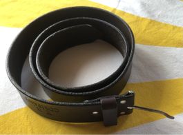 GÜRTEL, Leder braun, 119cm
