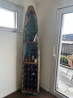 Weinregal/Regal aus Original-Bali-Boot - KARE DESIGN -Unikat
