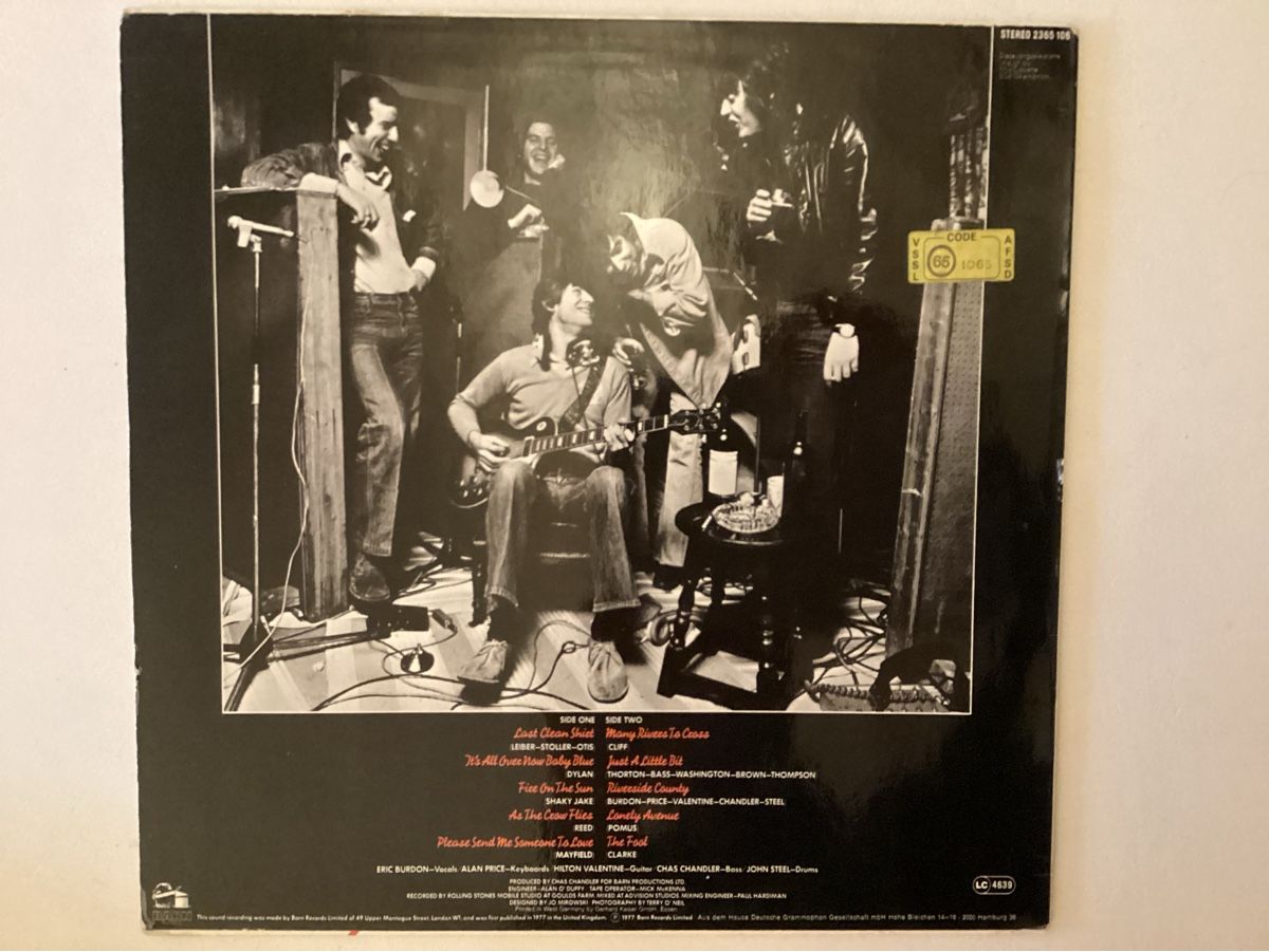 Dischi in vinile: Original Animals – Usato da Zürich venduto da Rockbyrd 1