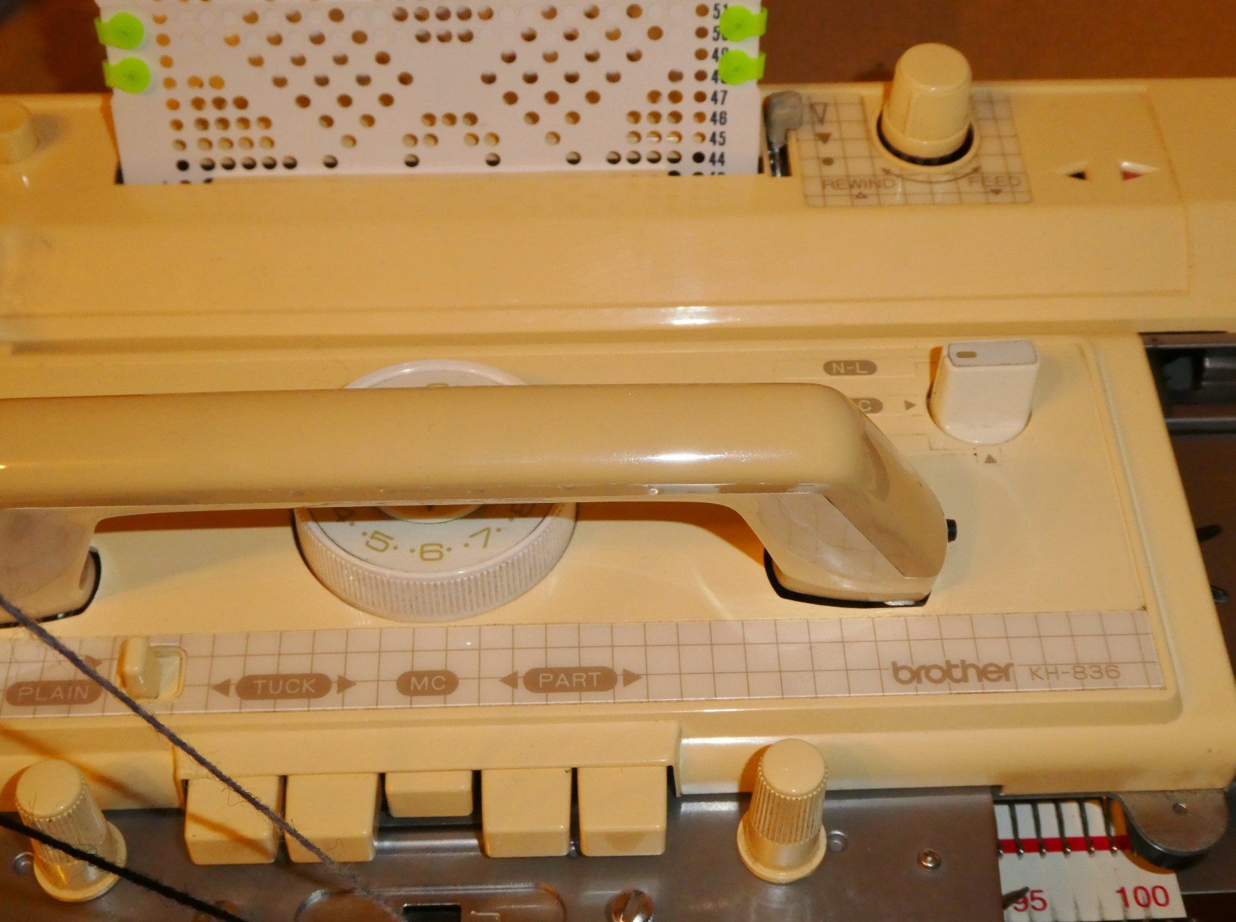 Tutte le macchine: Strickmaschine Brother KH 836 – Usato da Siebnen venduto da Ra-la-ra-ol 7