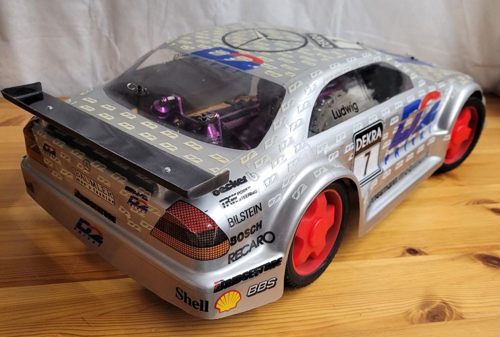 Prafa Rambo 1:8, 4WD-Benziner-Chassis + CLK-DTM Karo (Neu (gemäss ...
