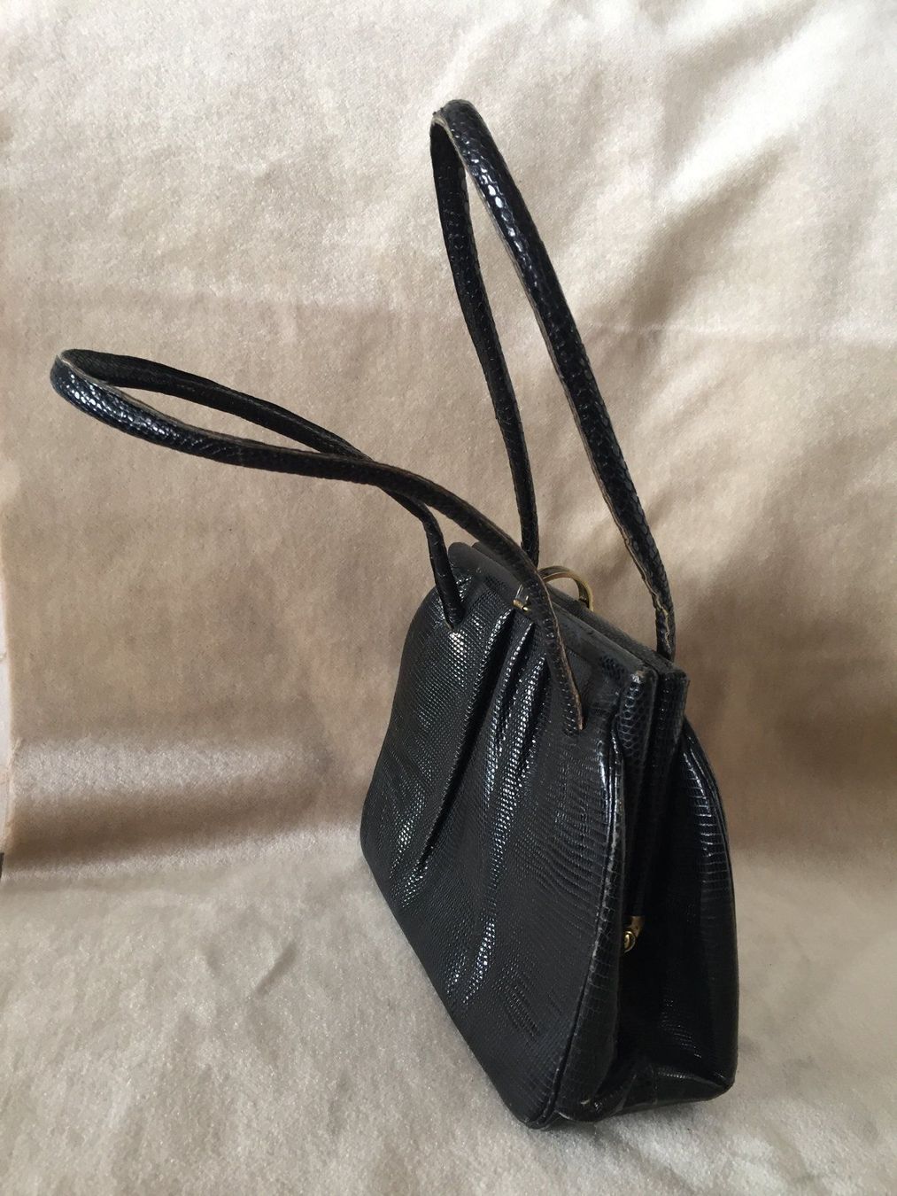 Borse da donna: Vintage Elegante Leder Tasche Handtasche – Usato da Schaffhausen venduto da vintageville 2