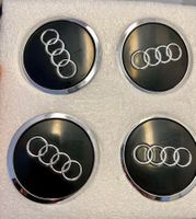 Original Audi A6 4G Nabenkappen schwarz matt