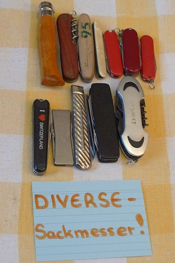 Coltelli tascabile: DIVERSE-Sackmesser! – Usato da Bern venduto da bn1640 1