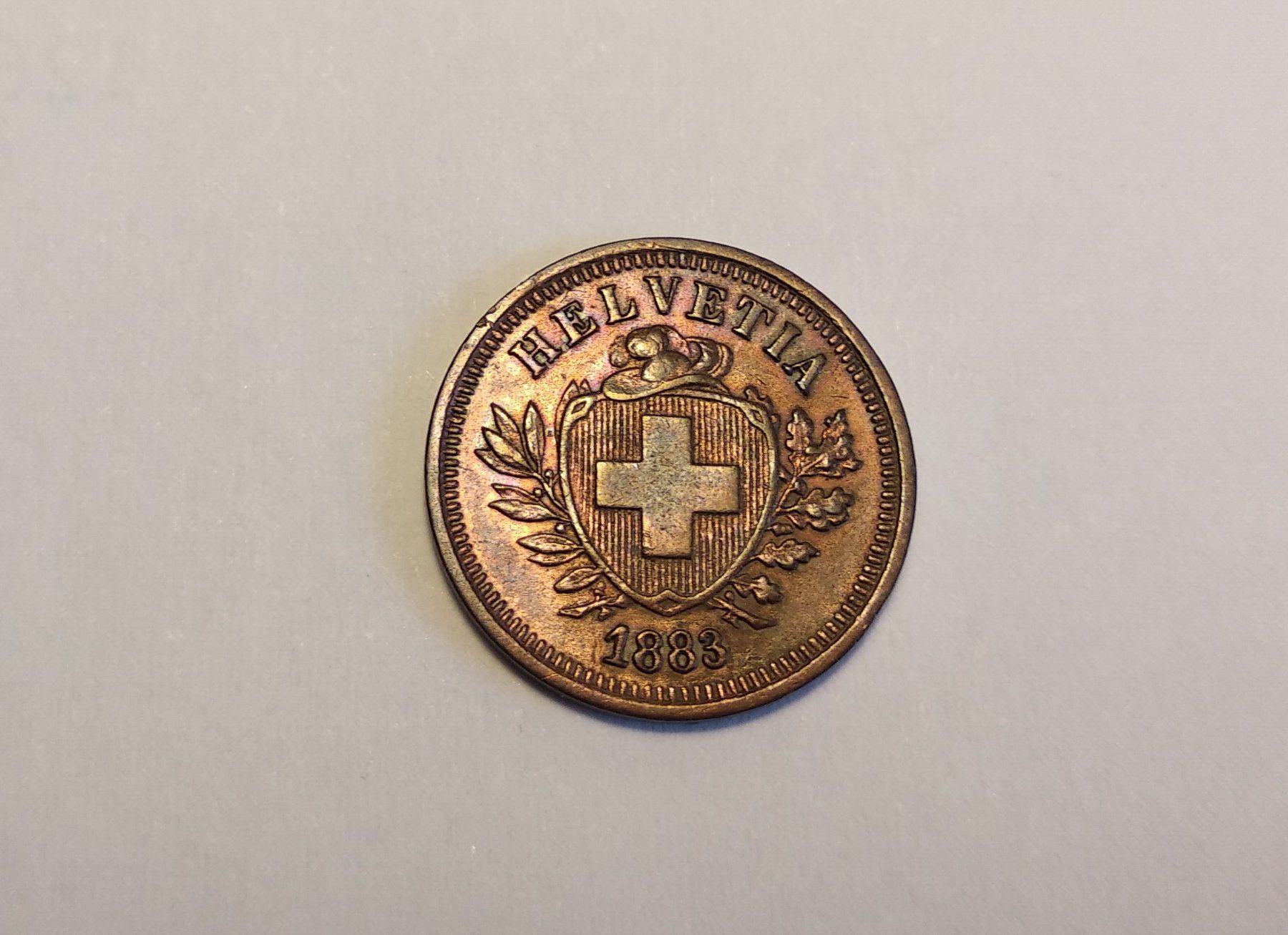 Tutti le monete: 1 Rappen 1883 – Usato da Nyon venduto da AlexKey71