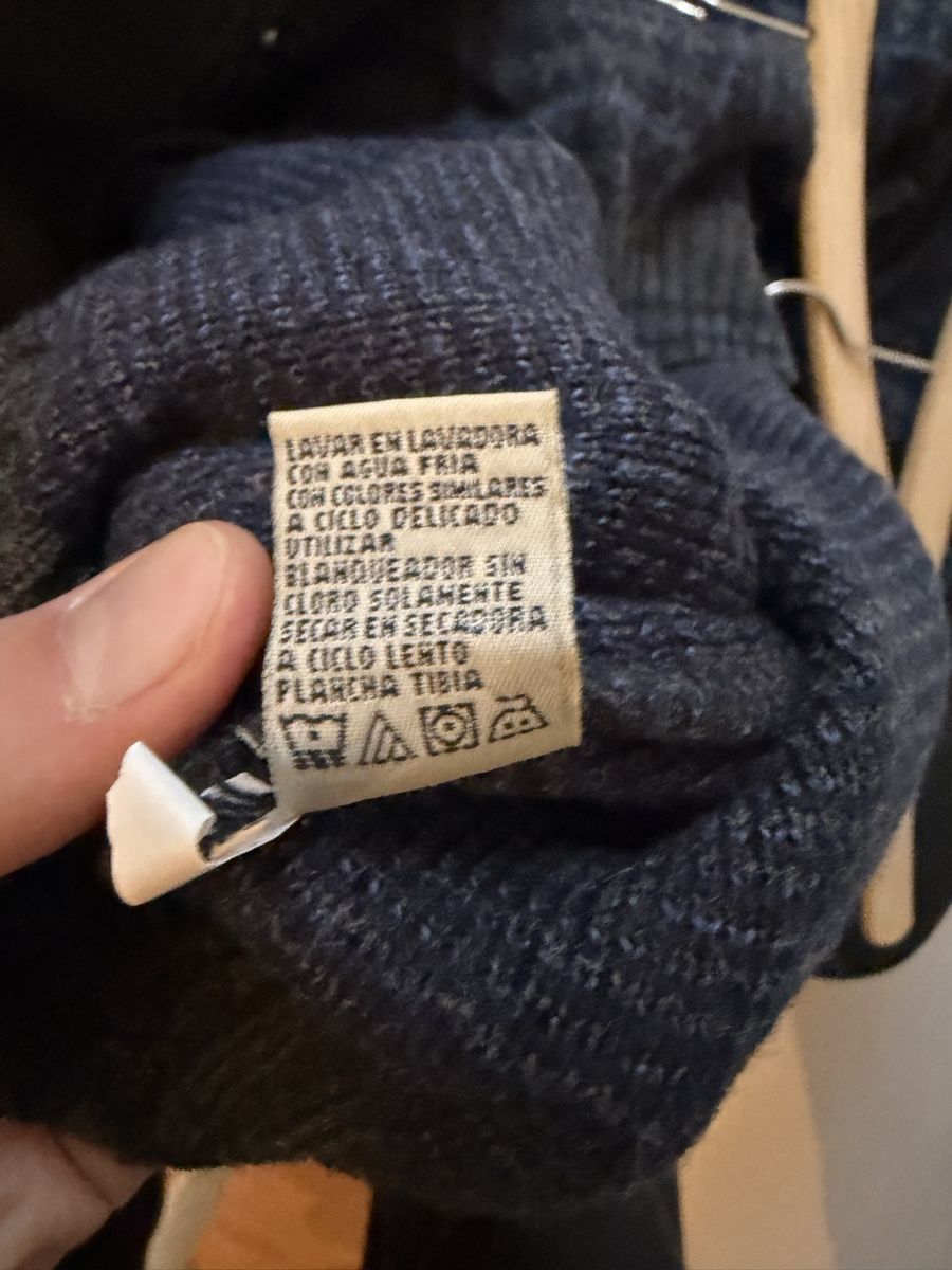 Maglioni & Felpe: Rework Pullover mit Reissverschluss grau kariert – Usato da Luzern venduto da Jules__ 2