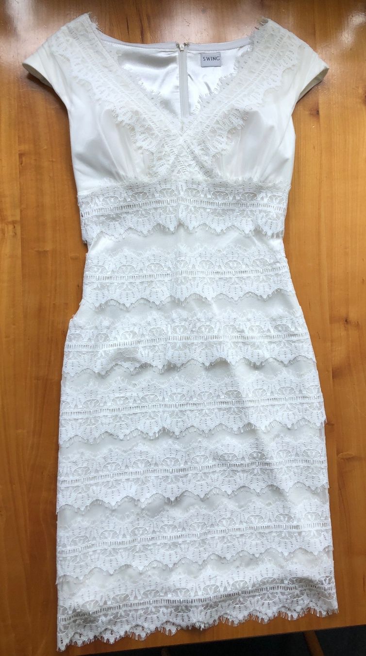 Vestiti: Weisses Spitzenkleid Gr. XS – Nuovo (secondo la descrizione) da Zürich venduto da ehupp