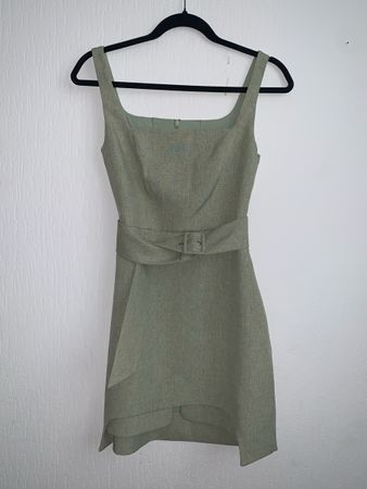 Robe courte 💚 vert menthe ceinturée style vintage taille S