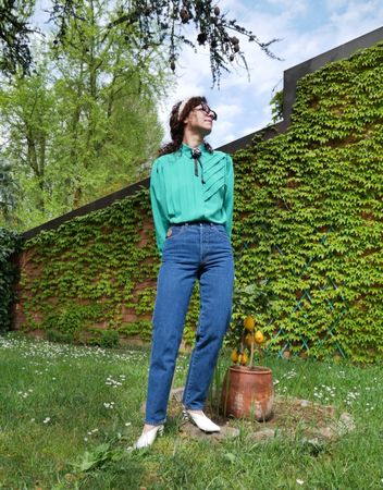 Vintage Trussardi high-waisted mom jeans