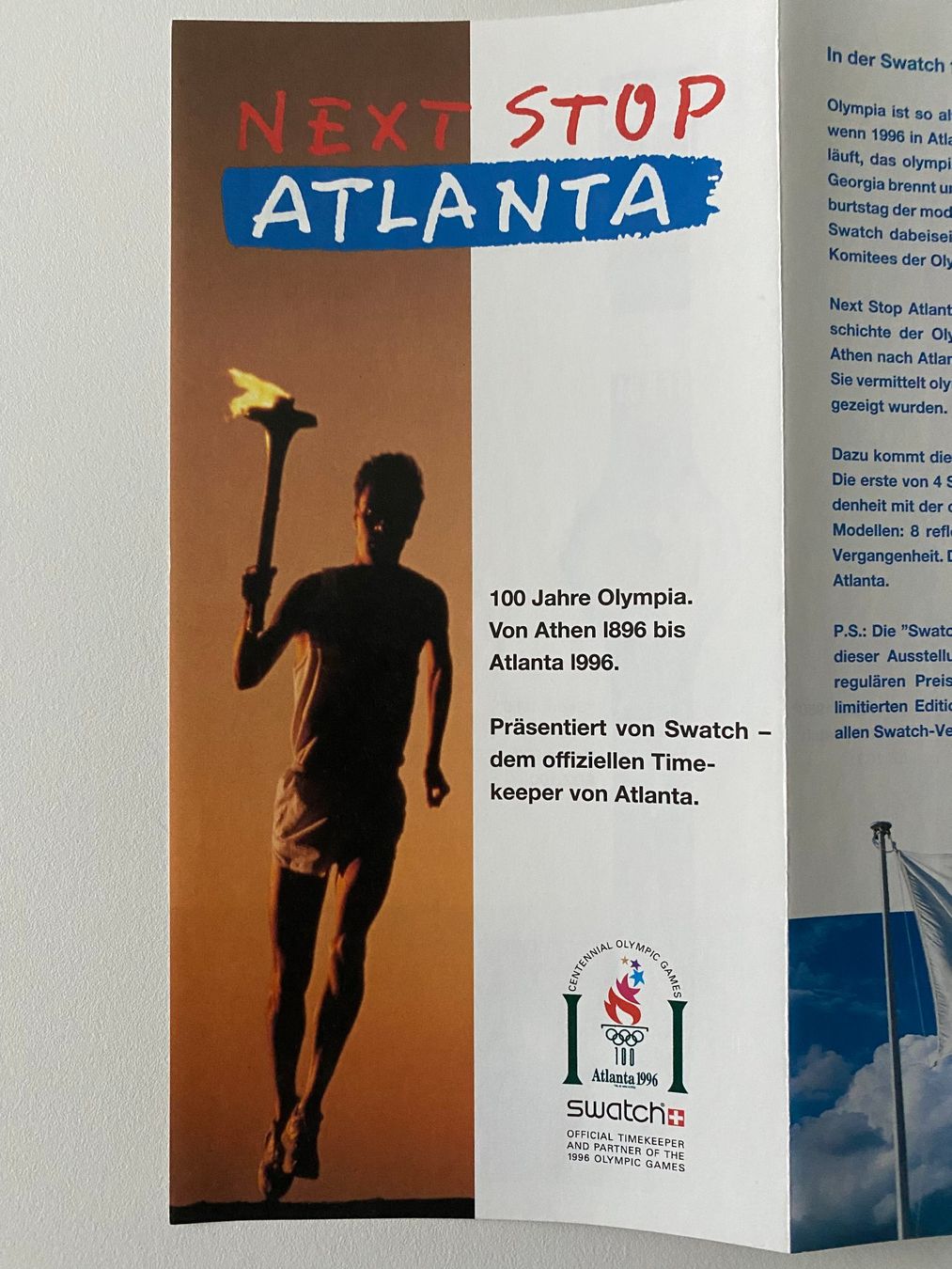 Swatch Documenti: Faltprospekt "Swatch Historical Olympic Games Collection" – Nuovo (secondo la descrizione) da deitingen venduto da popcorn02