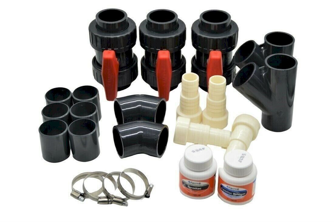 Piscines: Aqua Basic Bypass 45 Grad Komplettset – Neuf avec emballage d'origine à Bottighofen par zaap 3