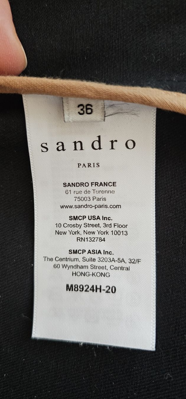 Sandro Cappotti: Schwarzer Sandro Paris Mantel Grösse 36 – Nuovo (secondo la descrizione) da Niedergösgen venduto da topol14 6