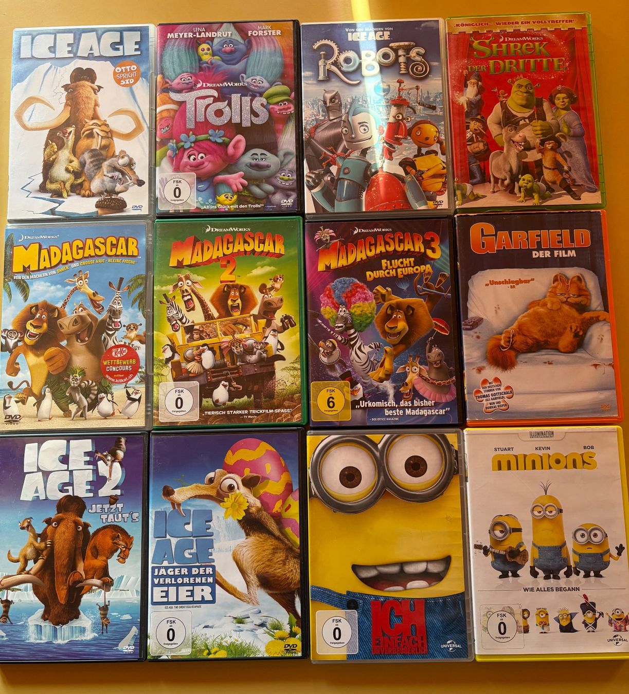 Tutti i DVDs: 12 Kinder DVD zu einem Preis !!!!! – Usato da Bauma venduto da vorsteg01