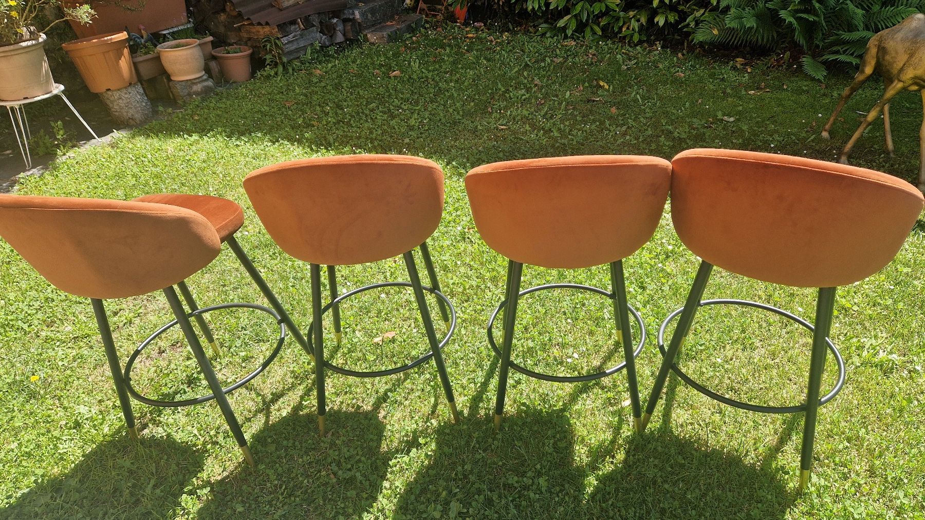 Sgabelli: 4 Barhocker / Design Hocker / Top Zustand" Vente-unique" – Nuovo (secondo la descrizione) da Viganello venduto da cho16 1