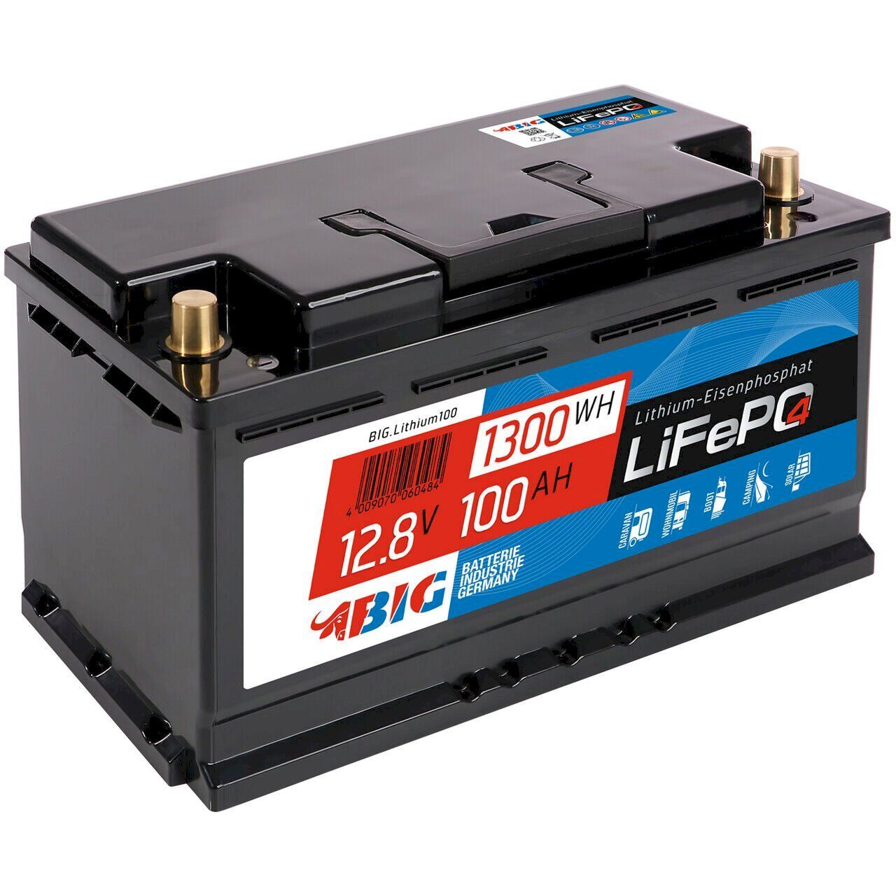 Batterie: BIG Professional LiFePO4 12V 100Ah – Nuovo e nell'imballaggio originale da Bottighofen venduto da zaap 2