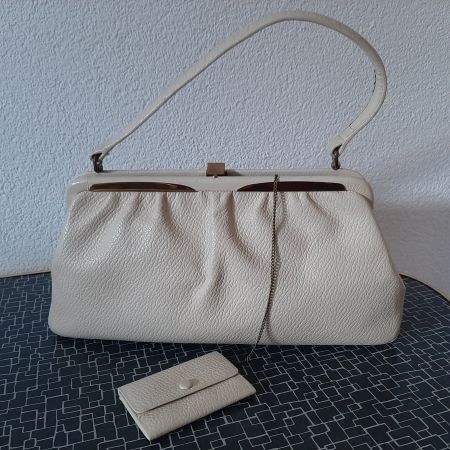 50er 60er vintage Damen Handtasche Mid Century Rockabella