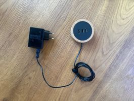 3-Port USB Ladegerät-Hub mit Netzteil, ideal f. Reisen IKEA