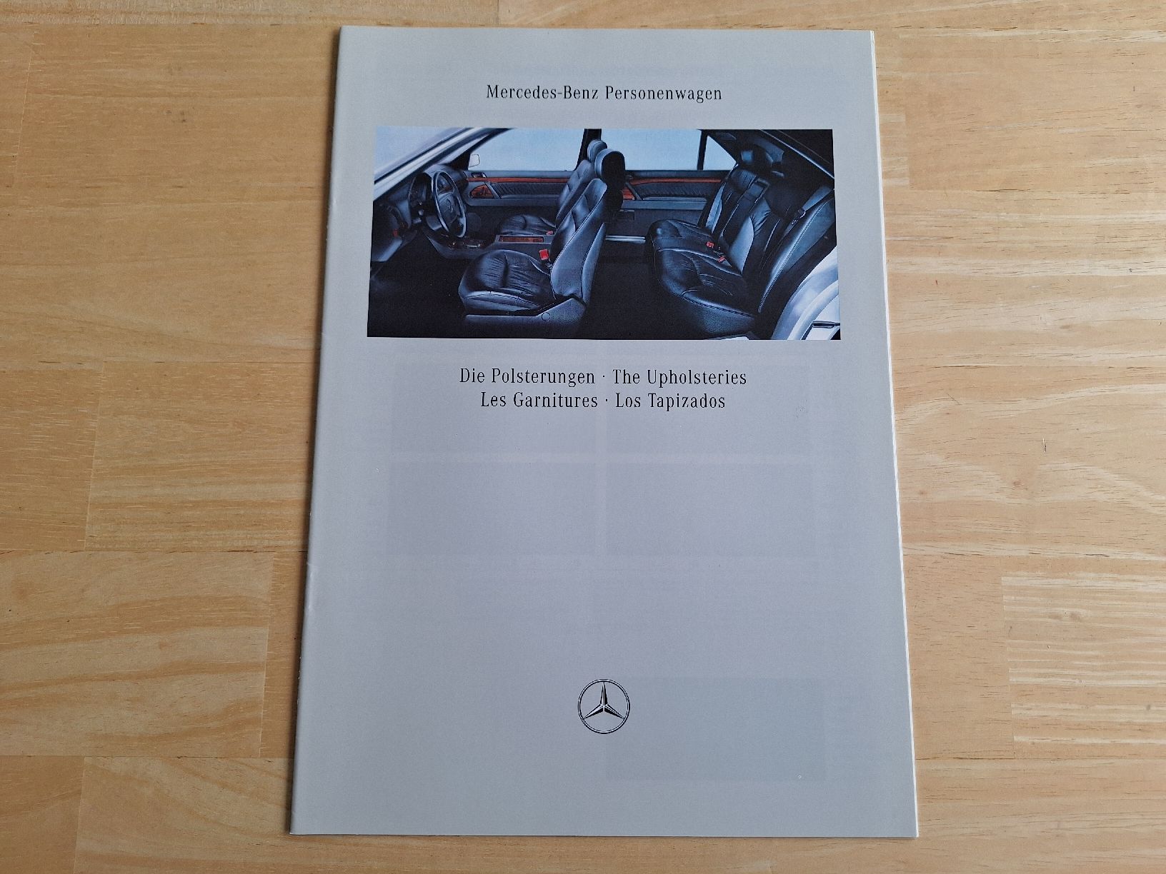 Mercedes-Benz Documenti: Mercedes-Benz Polster Katalog 1992 – Usato da Gossau ZH venduto da SwissJapan
