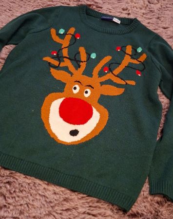 Lupilu Kinder-Weihnachtspullover, Grösse 110/116