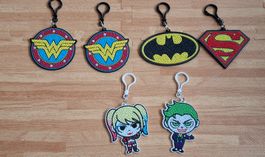 Porte-clés pour sac, charms bag,Dc comics diamond painting n