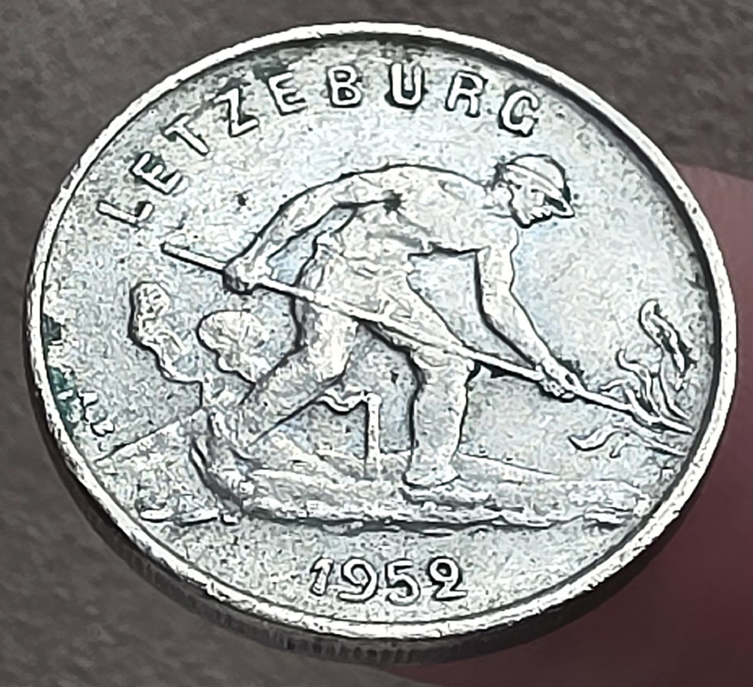 Toutes les monnaies: LUXEMBURG 1 FRANC 1952 – D'occasion à Winterthur par Creso70