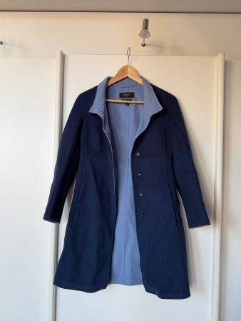 MaxMara Weekend Mantel blau Herbst