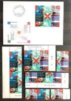 2000  - Expo 2002 FDC 4 er + Div.Varianten ET