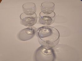 5 Gläser antik