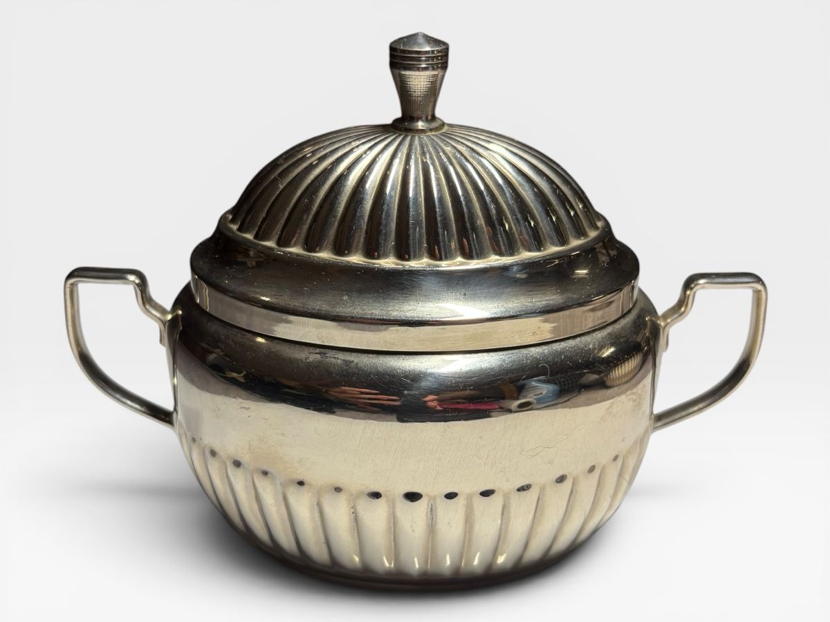 Set di piatti: Ernst Hecker Art Déco Kaffeeservice versilbert 3-tlg. – Usato da Zwingen venduto da imh_bl67 5