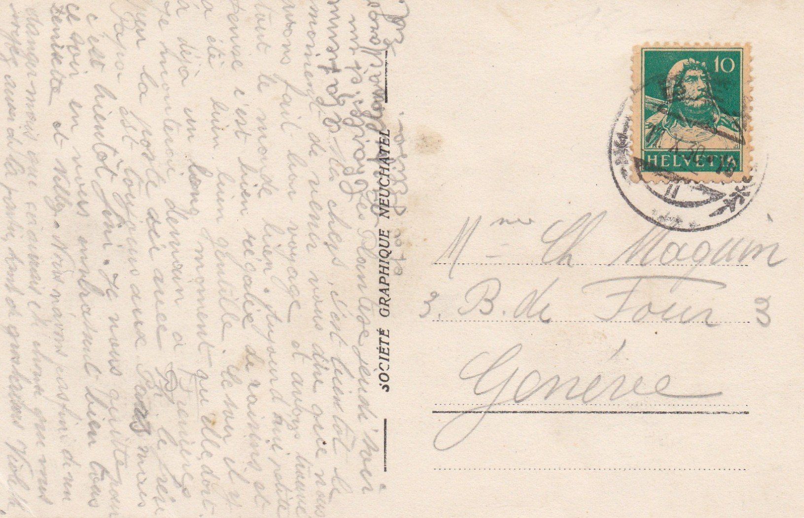 Cartoline postali: AK - Au Chamossaire - gel. 17.10.1930 – Usato da Fribourg venduto da schnalla92 1