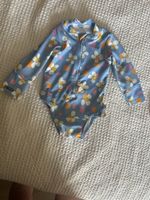Costume da bagno neonata floreale UPF 50+ taglia 80