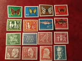 Briefmarken Sammlung Deutsche Bundespost16 Stück Top Zustand